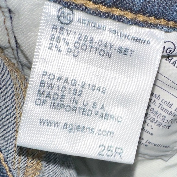 AG Legging Super Skinny Blue Jeans 25R Y2K - Picture 13 of 15